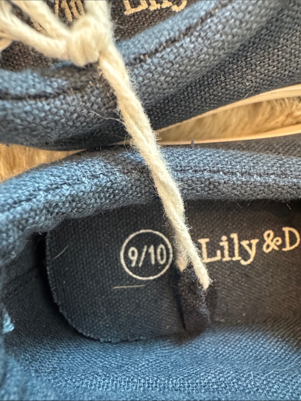 Lily & Dan Navy Slip-On Sneakers with Green Accent and Eye Graphic. BRAND NEW - Picture 4 of 6